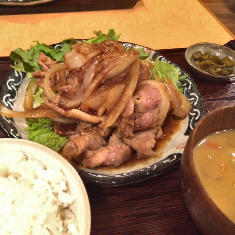 鹿児島 豚のしょうが焼き(九州鍋家 KATETE)