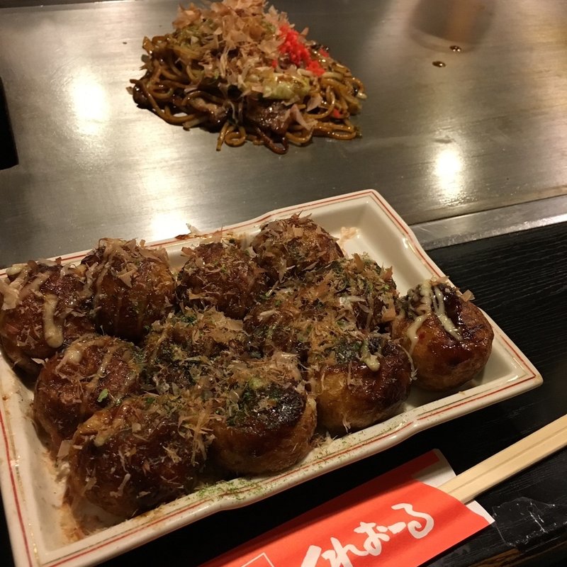 たこ焼き(本場大阪のたこ焼き くれおーる 道頓堀本店)