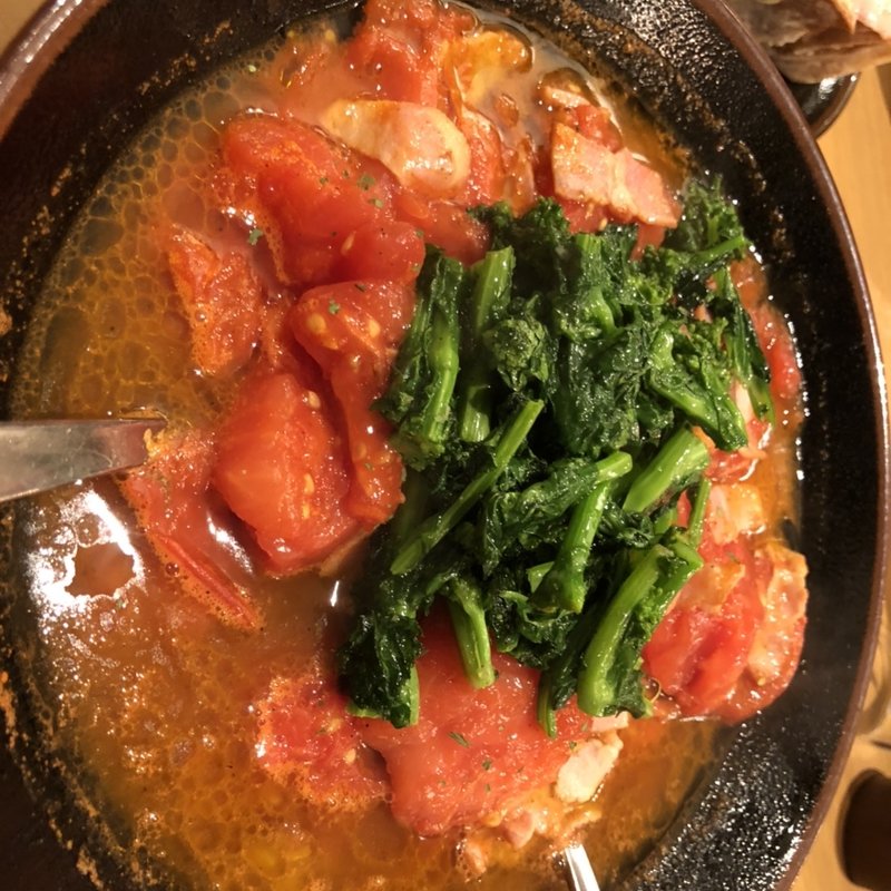 完熟トマト ベーコン ニンニク 菜の花（季節限定）(らるきい)