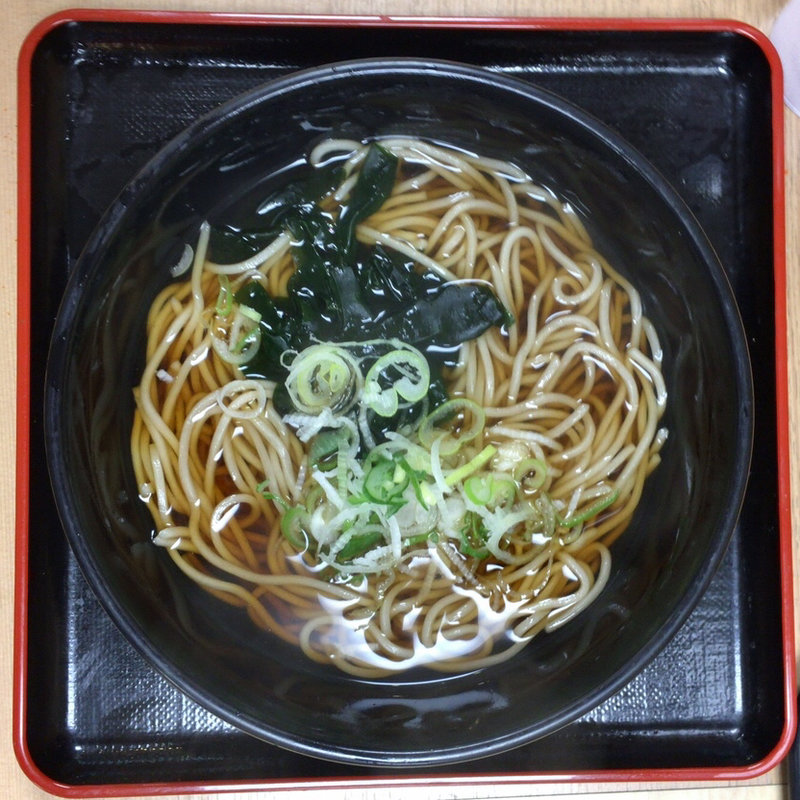 かけそば(名代 箱根そば 小田原店)