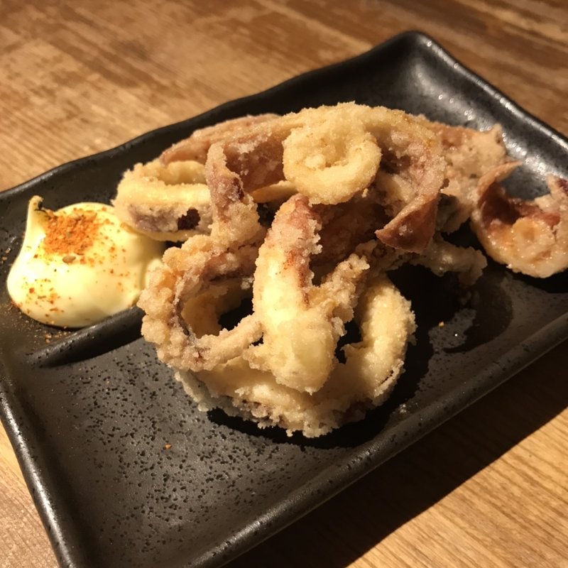 イカ下足唐揚げ(魚政宗)