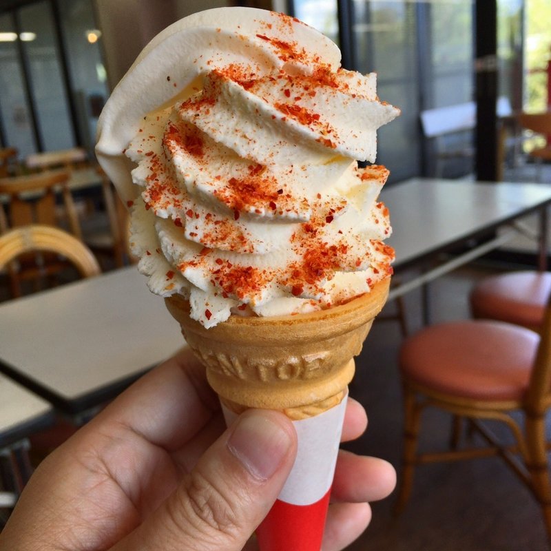 とうがらしソフト(昭和浪漫 天界食堂)