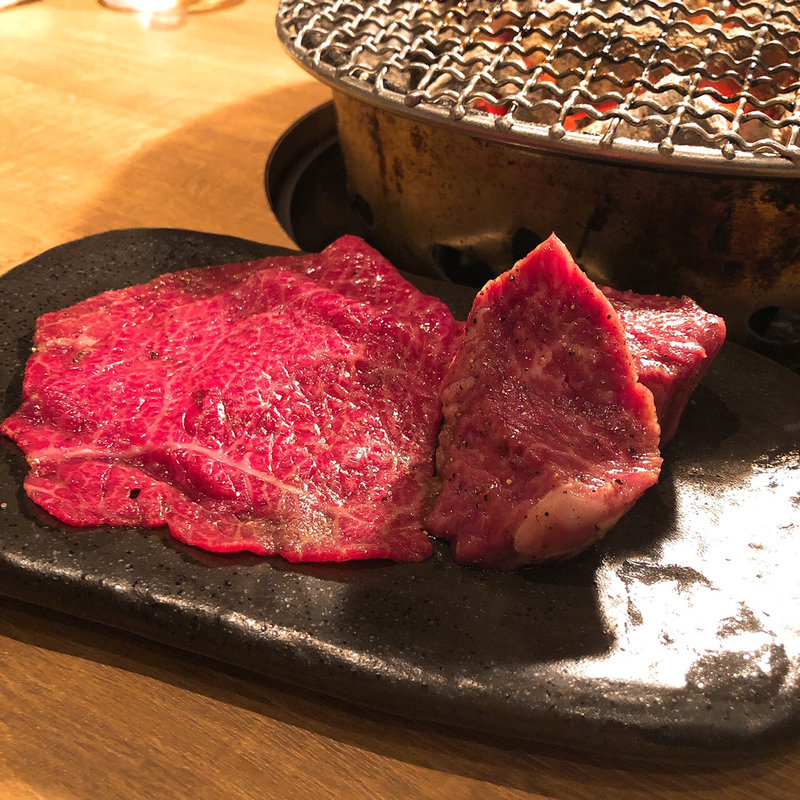 ハラミとイチボ(炭火焼肉なかはら )