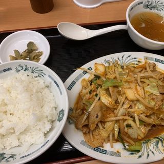 バクダン炒め定食(日高屋 相模大野店)