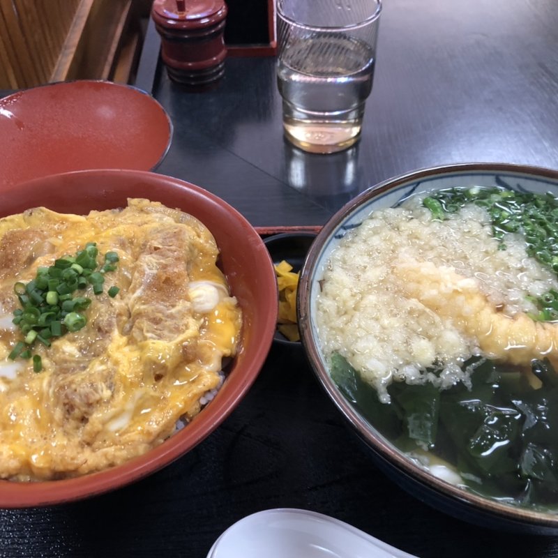 カツ丼うどんセット(萩野屋)