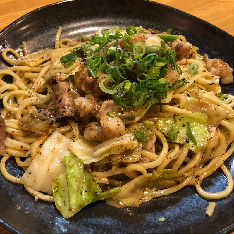 ホルモン焼きそば(おかえり)