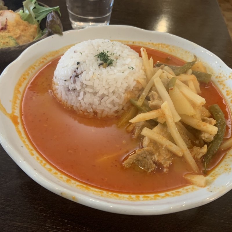 ココナッツチキンカレー(リスカフェ)