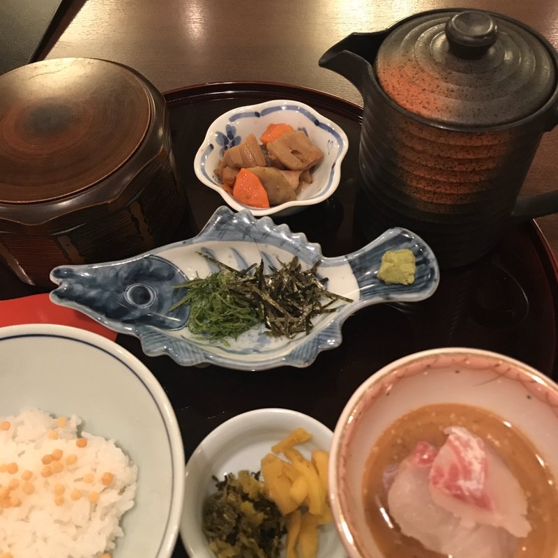 博多鯛茶朝食(石蔵)