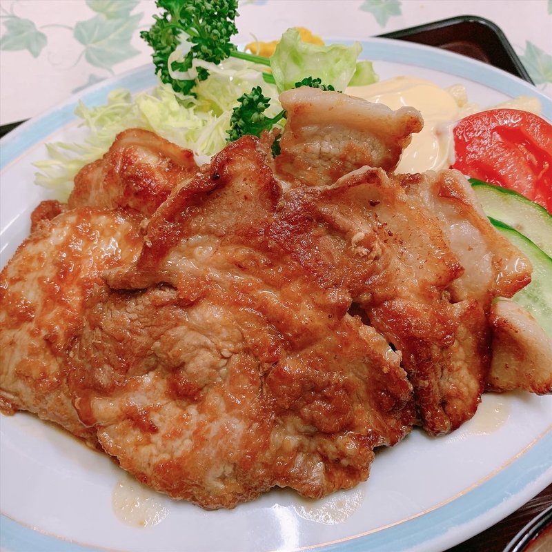 しょうが焼肉定食(日進軒)