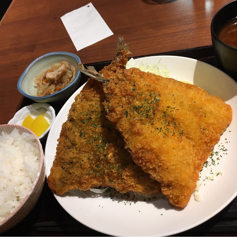 アジフライ定食(個室創作ダイニング縁 )