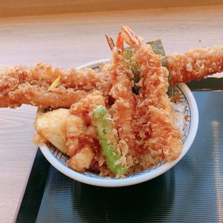 上天丼 キス天 海老天 2 ししとう天 イカと貝柱のかき揚げ のり天 卵天 金子半之助 三井アウトレットパーク木更津店 カネコハンノスケ の口コミ一覧 おいしい一皿が集まるグルメコミュニティサービス Sarah