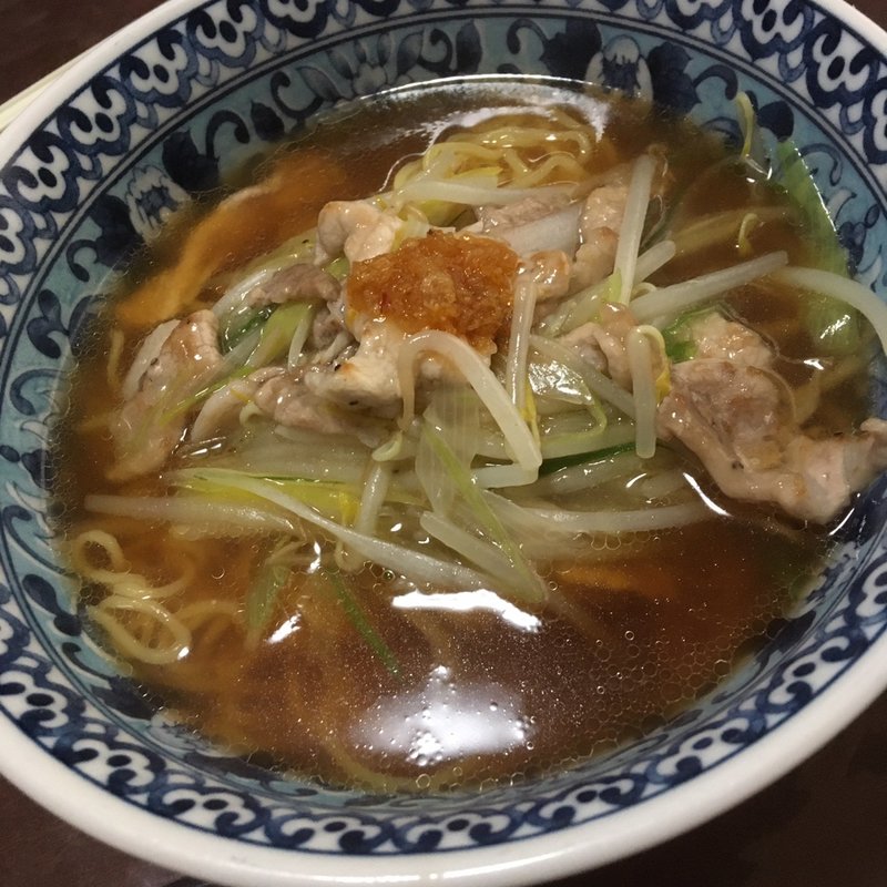 ねぎラーメン(創作料理　我家)