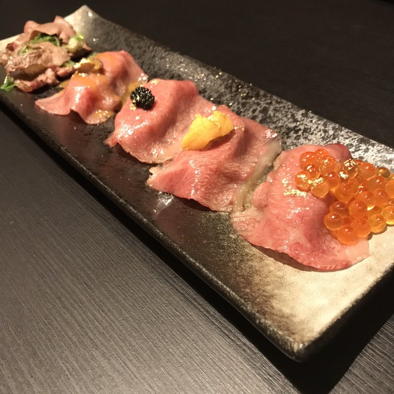 PM5貫盛り合わせ(肉食饗竜 心斎橋店)