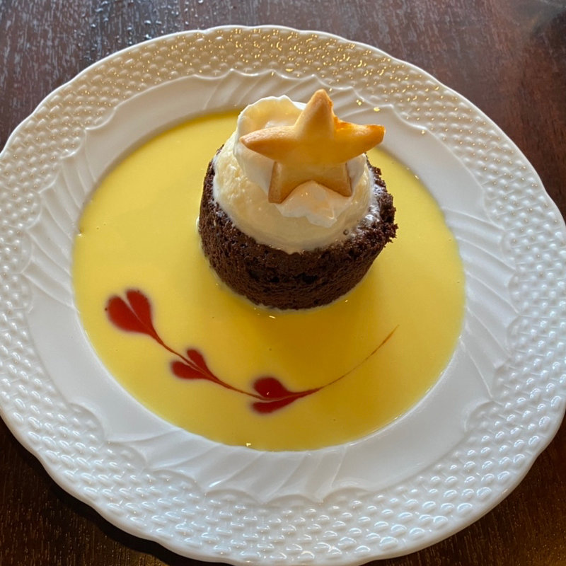 フォンダンショコラバニラアイスのせ(星乃珈琲店 枚方店)