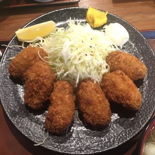 カキフライ定食(紅とん　御徒町南口店)