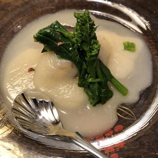 鰻の蕪スープ(うなぎ屋酒坊・画荘 越後屋)