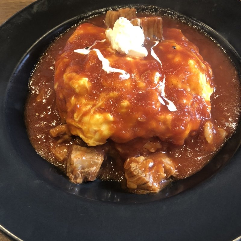 牛肉の煮込みオムライス(ベビーフェイス 泉佐野店 （BABY FACE PLANET'S）)