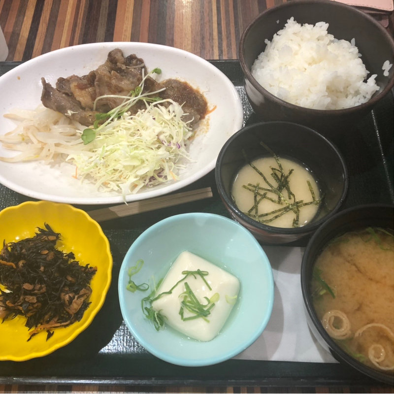 牛タン定食(土山サービスエリア（上下線）スナックコーナー )