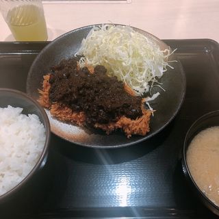 麻婆ロースかつ定食(松のや 姫島店)