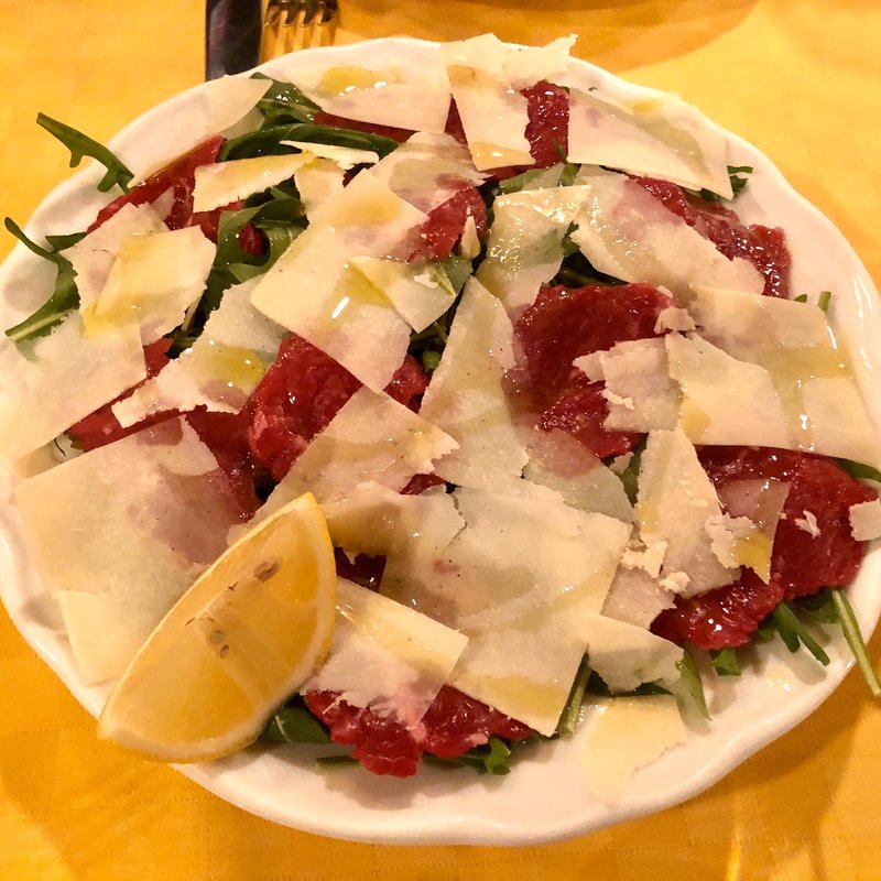 牛フィレ肉のカルパッチョ(イル ボッカローネ)