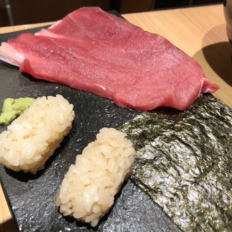 中落ちほじくり手巻き(鮨・酒・肴 杉玉)