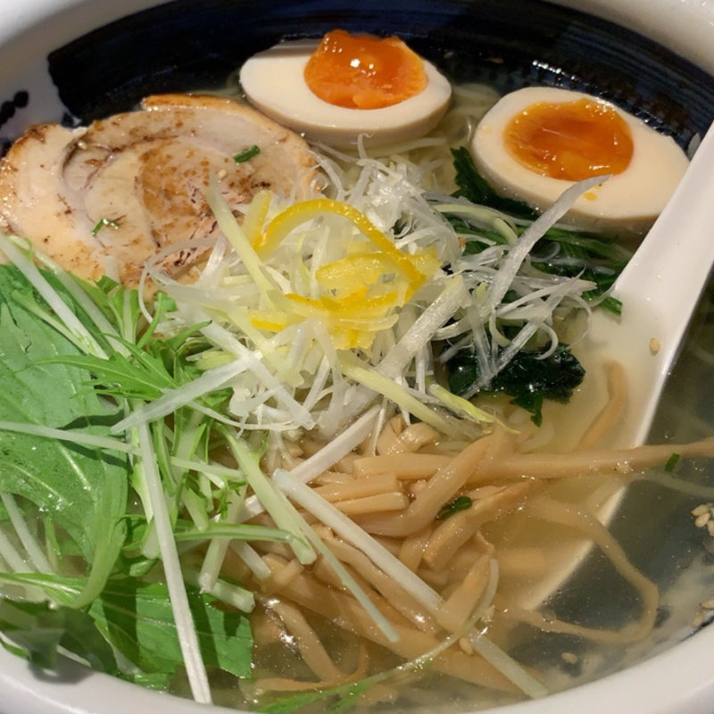 ゆず塩ラーメン(俺流塩らーめん 渋谷総本店)