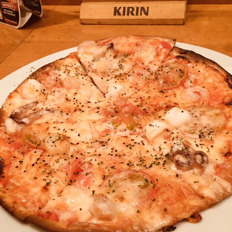 シーフードピザ(モッサン)