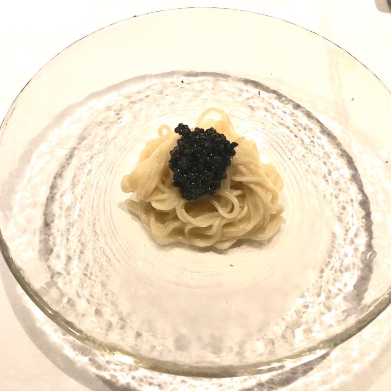 キャビアの冷麺(MASA'S KITCHEN 恵比寿)