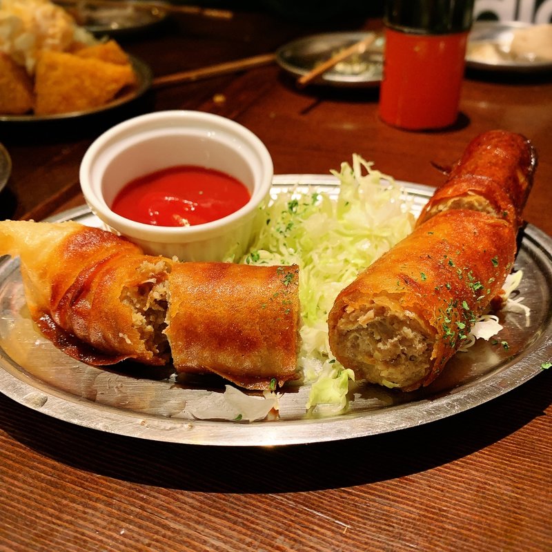 餃子春巻(大衆酒場 チャン栓チャン)