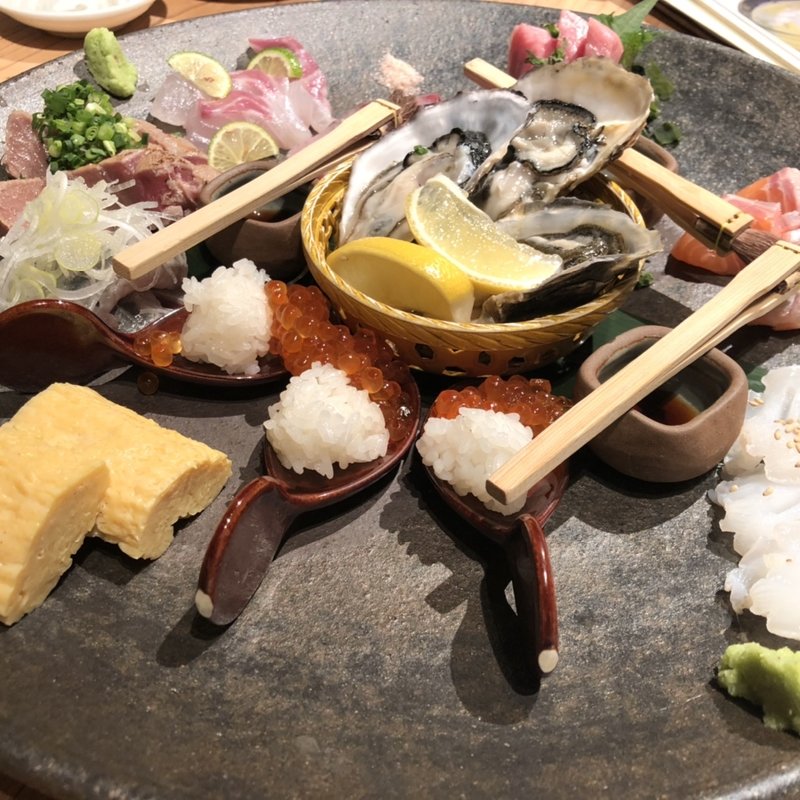 お手軽3点盛り(新橋魚金 六本木店)