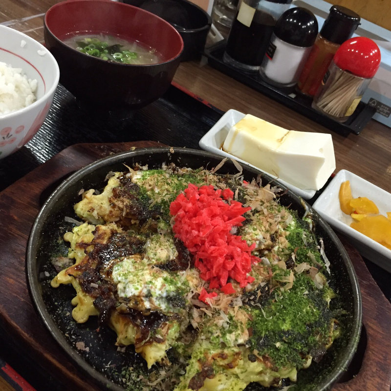 お好み焼きセット(お好み焼 げん気)