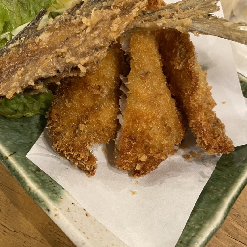 アジフライ(鰓呼吸 麻布十番商店街 （エラコキュウ）)