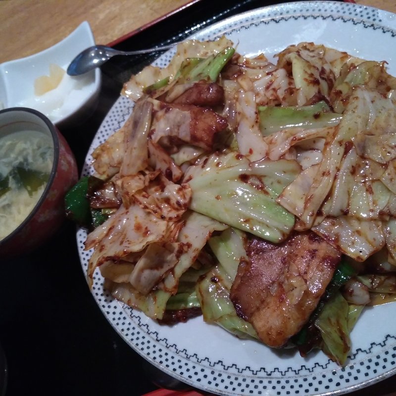 回鍋肉(五妹包 （ごまいほう 【旧店名】 包艶）)