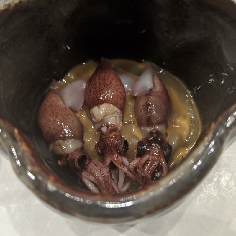 ホタルイカ、塩辛(潟潟ヤ)