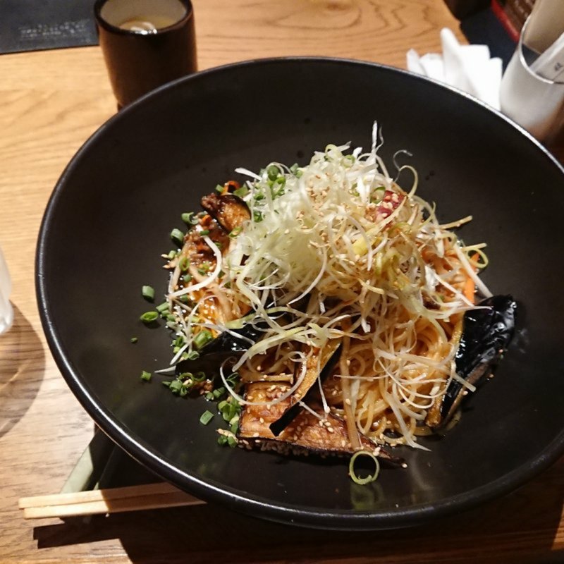 きんぴらトマトスパゲッティ(釜揚げスパゲッティ すぱじろう 梅田駅)