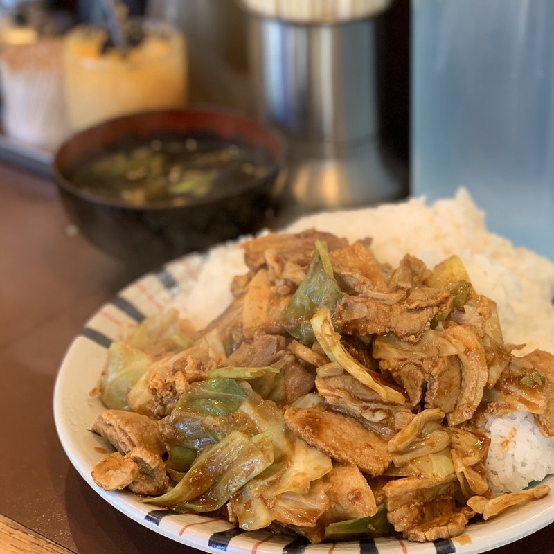 回鍋肉定食大盛り(えぞ松 神楽坂店)