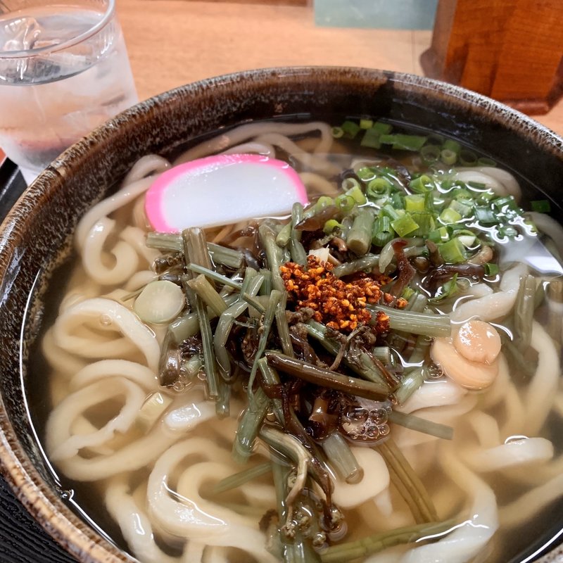 山菜うどん(はなびし茶屋 （はなびしちゃや）)