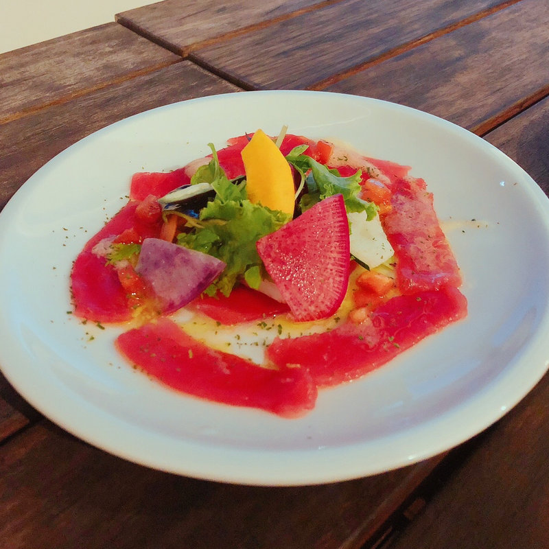 鮮魚のカルパッチョ(MARINE & FARM)