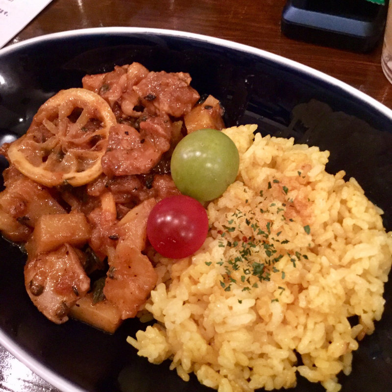 レモンチキンカレー(僕とイヌ)