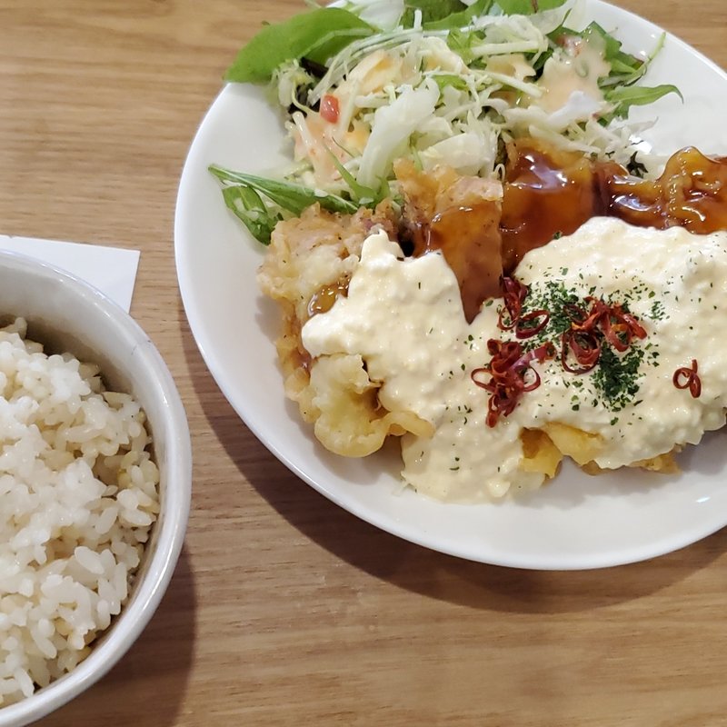 チキン南蛮定食(黒川食堂)