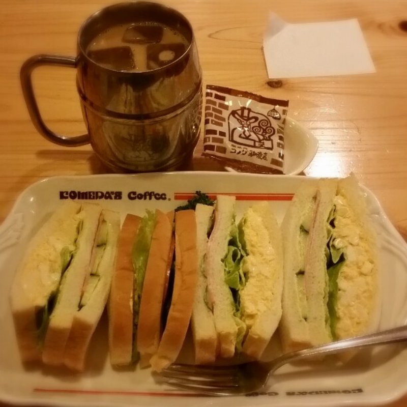 ミックスサンド(コメダ珈琲店)