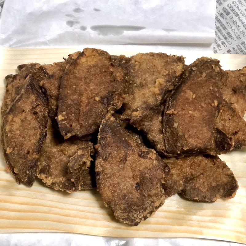 牛ればーの唐揚げ(品川区の精肉店)