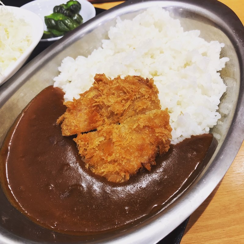 一口ひれかつカレー(とんかつ工房 +)