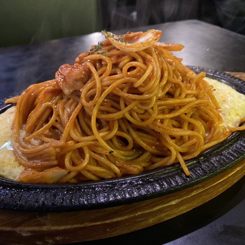 鉄板イタリアンスパゲッティ大盛(カフェ メルス 猪子石店)