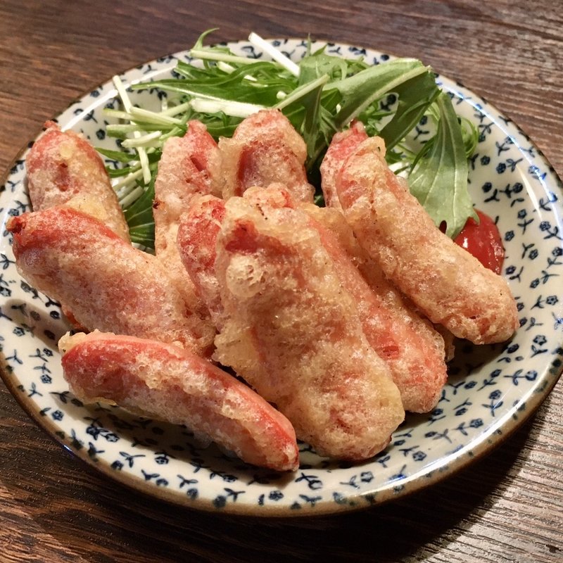 赤ウインナー揚げ(一路)