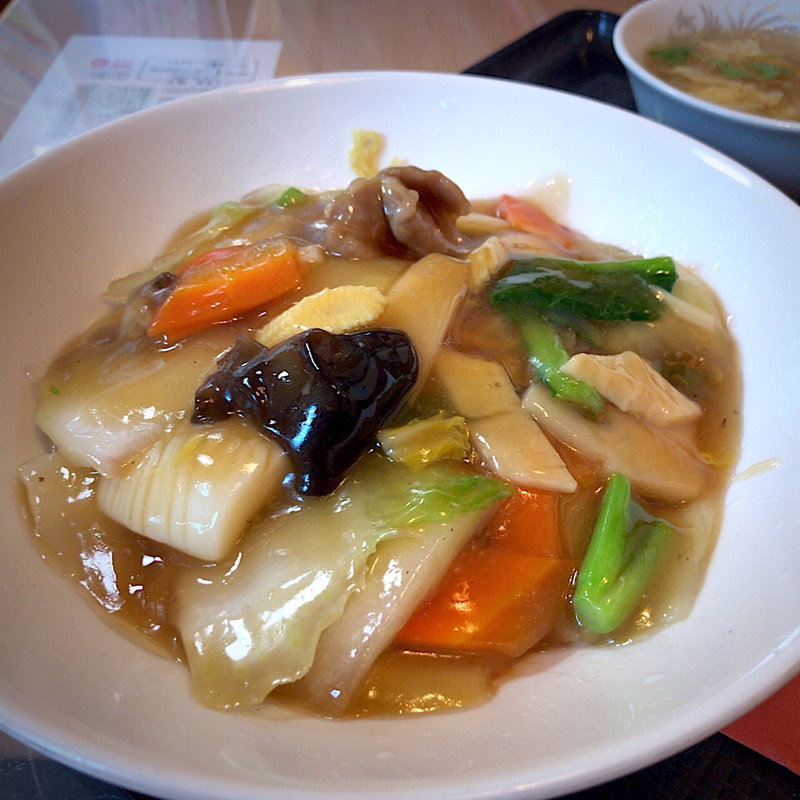 五目あんあけ焼きそば(飛上 （トビアゲ）)