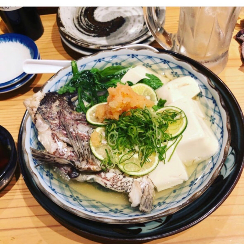 鯛豆腐(魚屋スタンドふじ子 ルクア店)