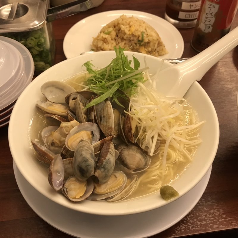 あさりラーメン(ラーメン魁力屋 四条烏丸店 )