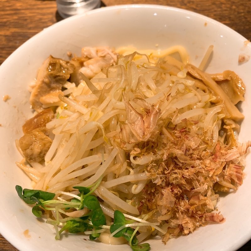 油そば(つけめんTETSU 三鷹店)