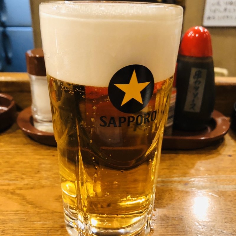 生ビール(居酒屋 千日前えん)